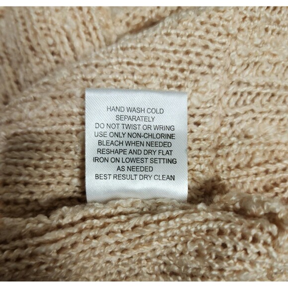 NWT Lulus Olive & Oak Warmest Wishes Knit Cardigan Sweater Beige Oversized Sz XS - Picture 8 of 8